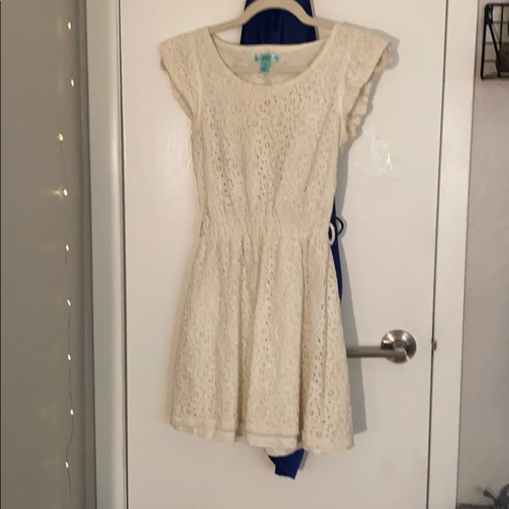 2/$10 Cute and chic white lace dress